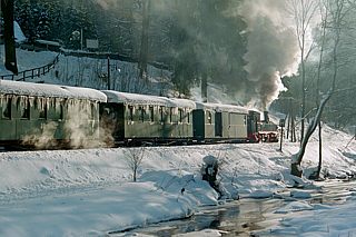 Pressnitztalbahn im Winter